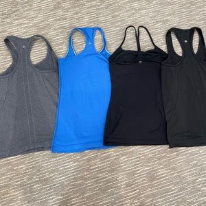 4 Lululemon tank tops